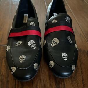 Like New No Original Box Steve Madden skeleton grunge goth dress shoes mens 13